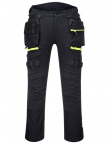 Portwest DX440 Detachable Holster Pocket Trousers - Black Regular leg